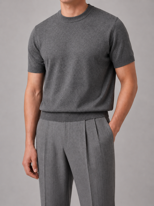 Sidoine | T-Shirt Fine Maille Col Rond