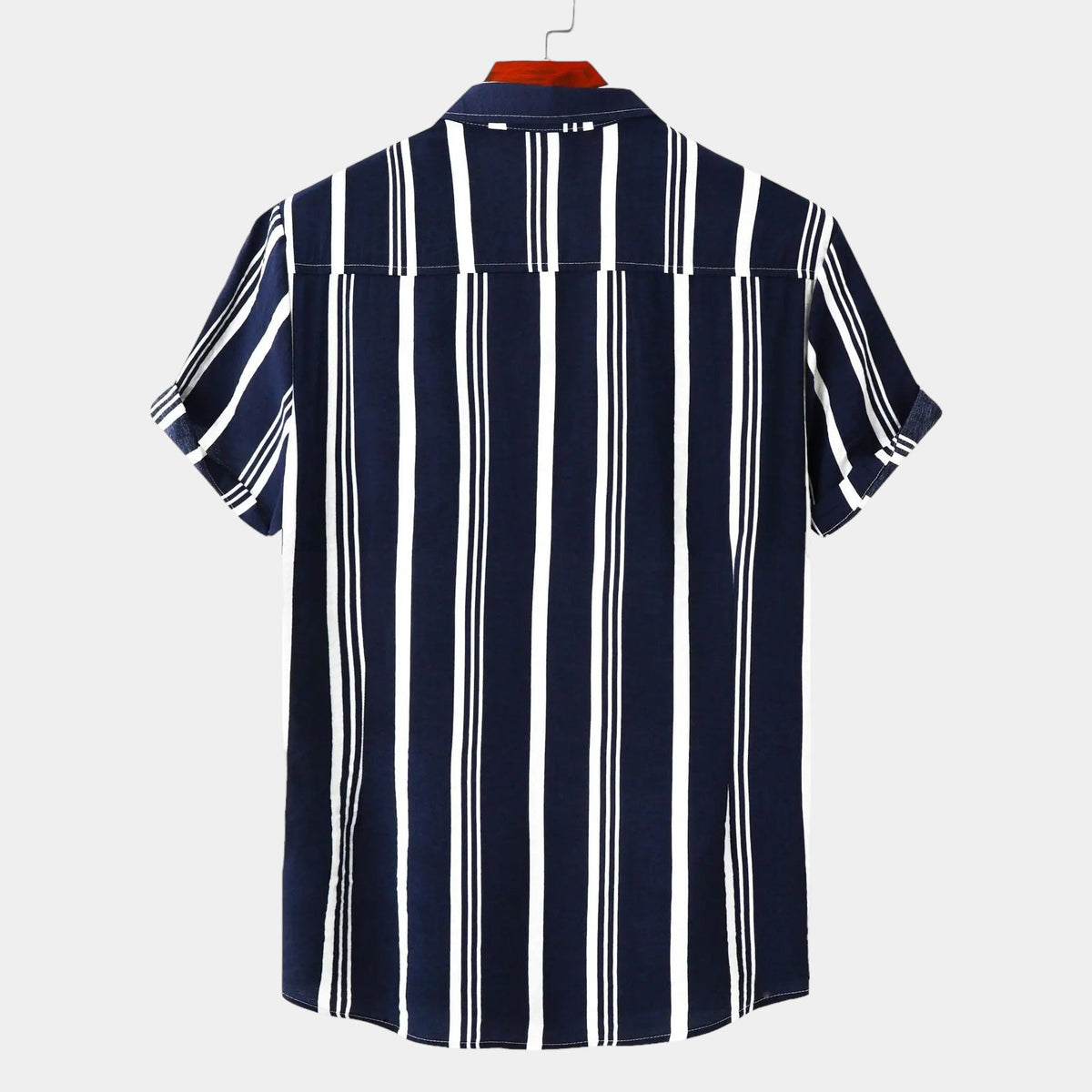 Ronan | Chemise Rayée Manches Courtes