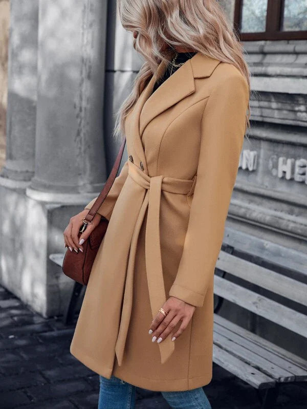 Eléa | Manteau Ligne A Double Boutonnage