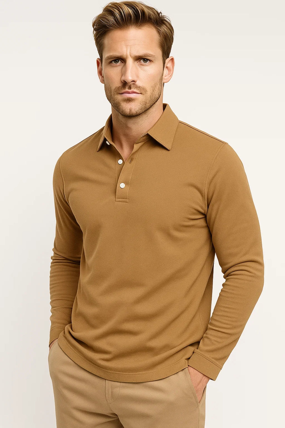 Aubin | Polo Slim Manches Longues