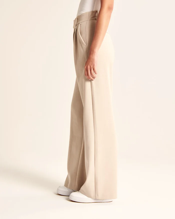 Quitterie | Pantalon Large Tailleur Femme