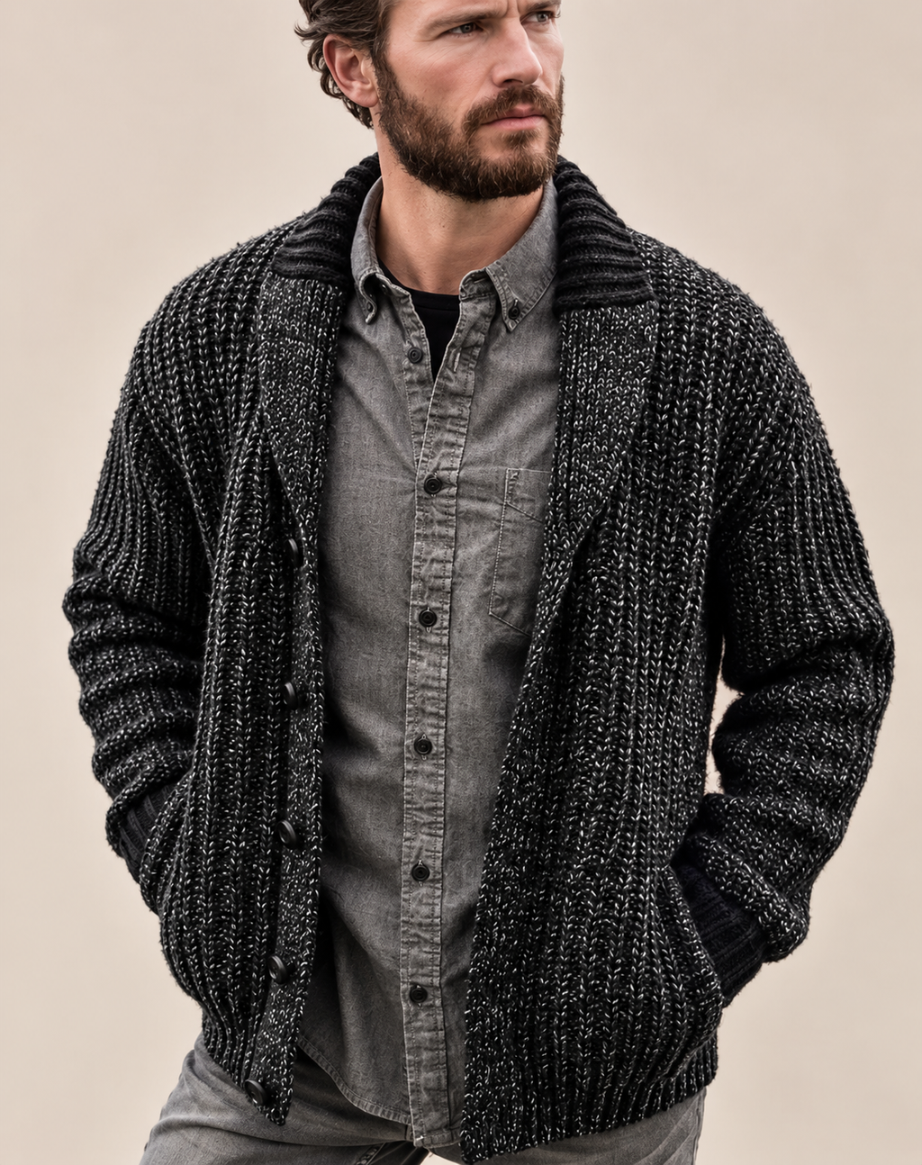 Rufin | Cardigan Maille Col Châle