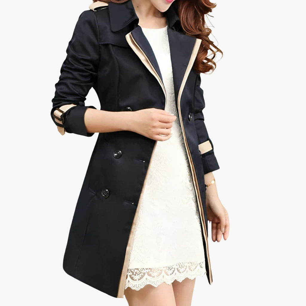 Hélia | Trench Ceinturé Double Boutonnage