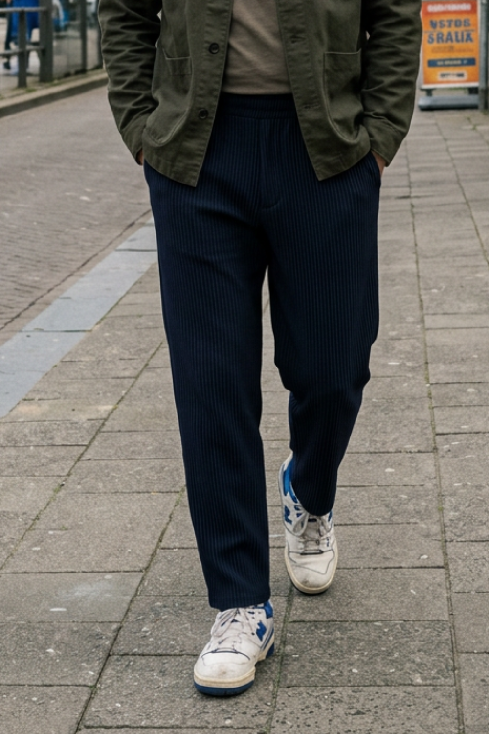 Émile | Pantalon Coupe Droite Texturé