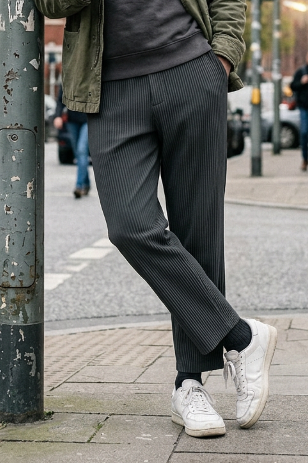 Émile | Pantalon Coupe Droite Texturé