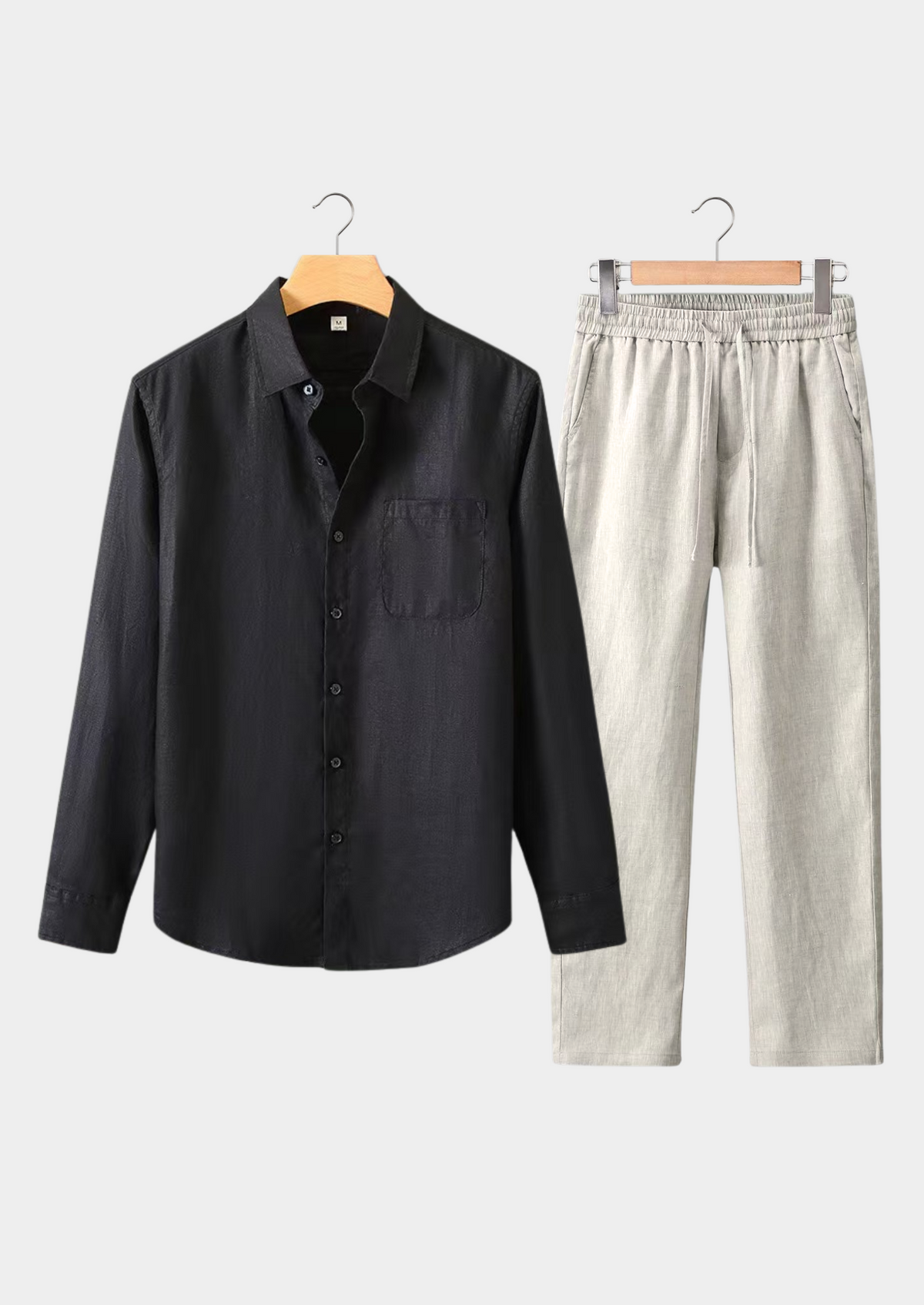 Xavier | Ensemble Chemise et Pantalon en Lin