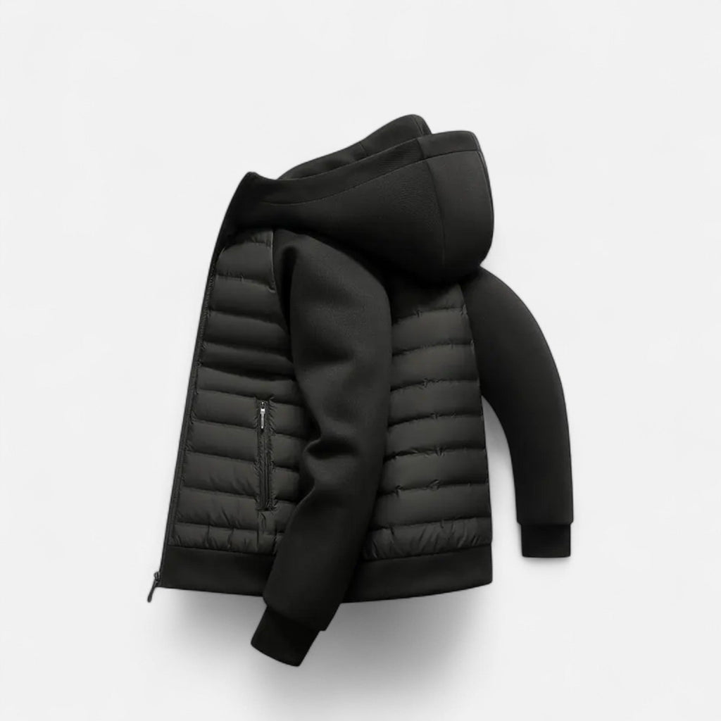 Gatien | Blouson Matelassé Zippé à Capuche