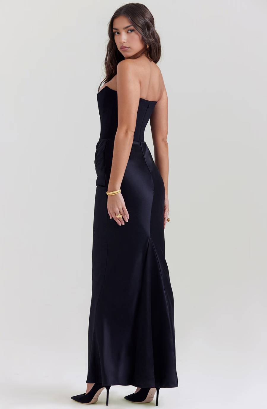Nadège | Robe Maxi Bustier Sans Bretelles Femme