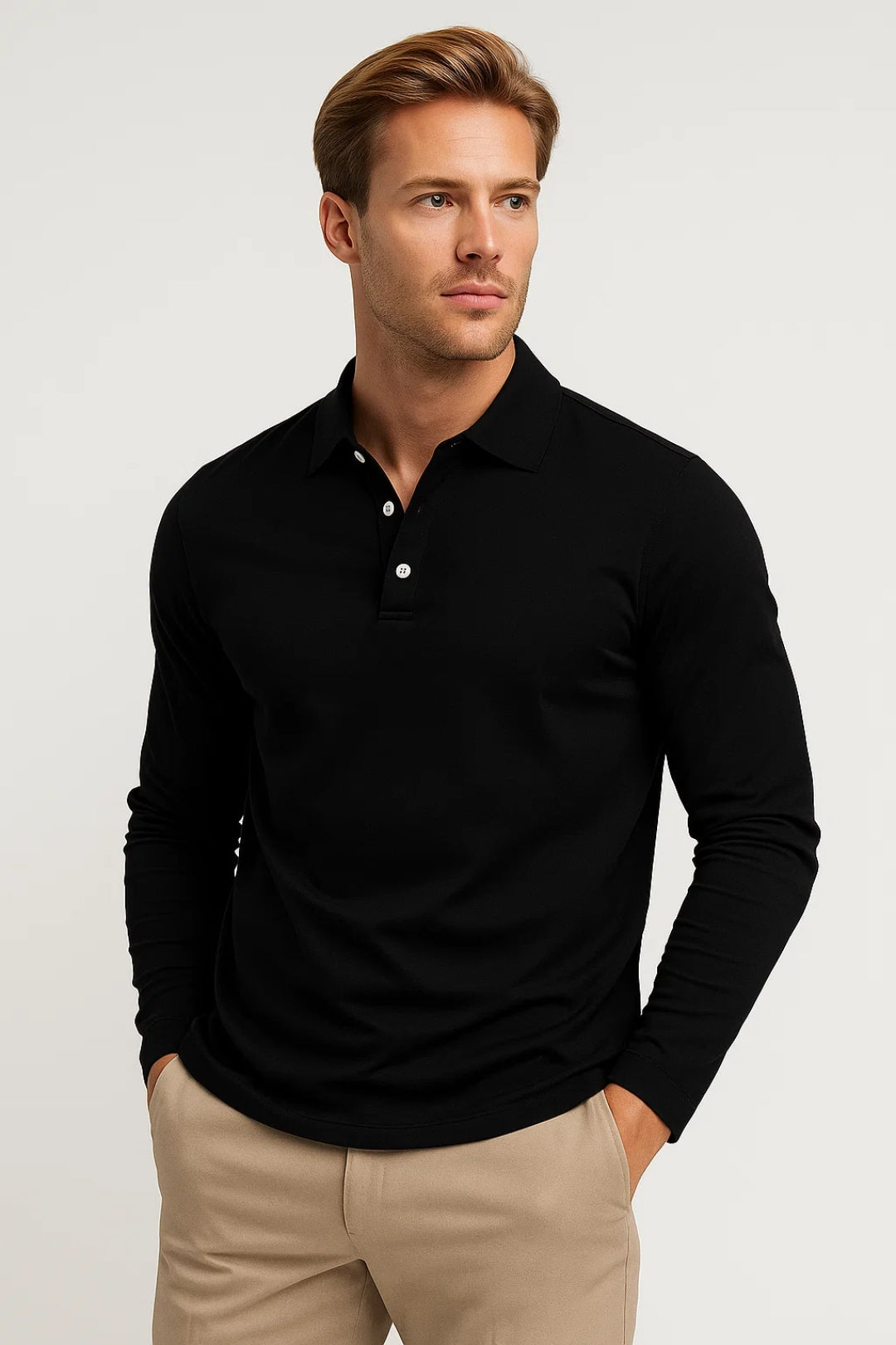 Aubin | Polo Slim Manches Longues