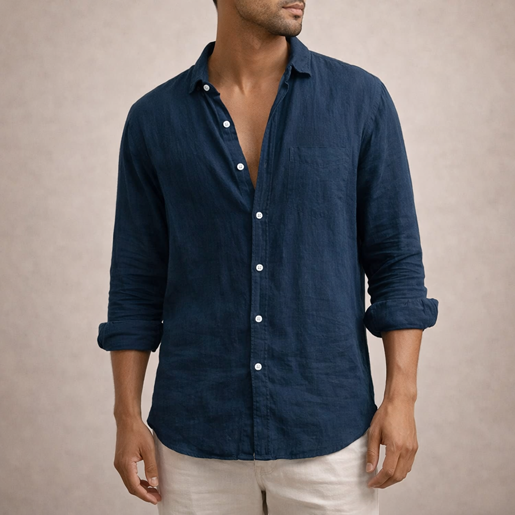 Noé | Chemise Lin Manches Longues