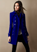 Doriane | Manteau Croisé Revers Structurés