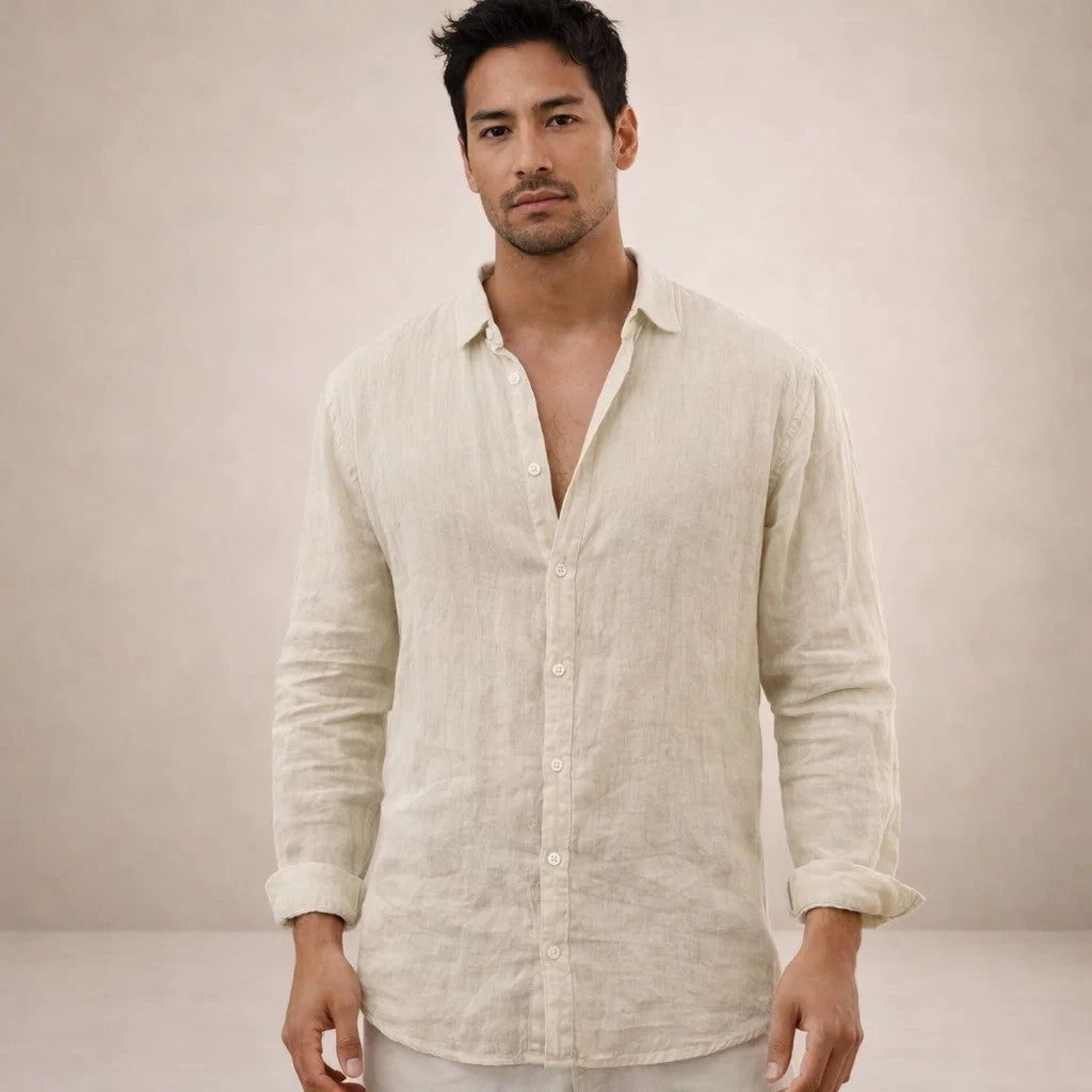 Noé | Chemise Lin Manches Longues