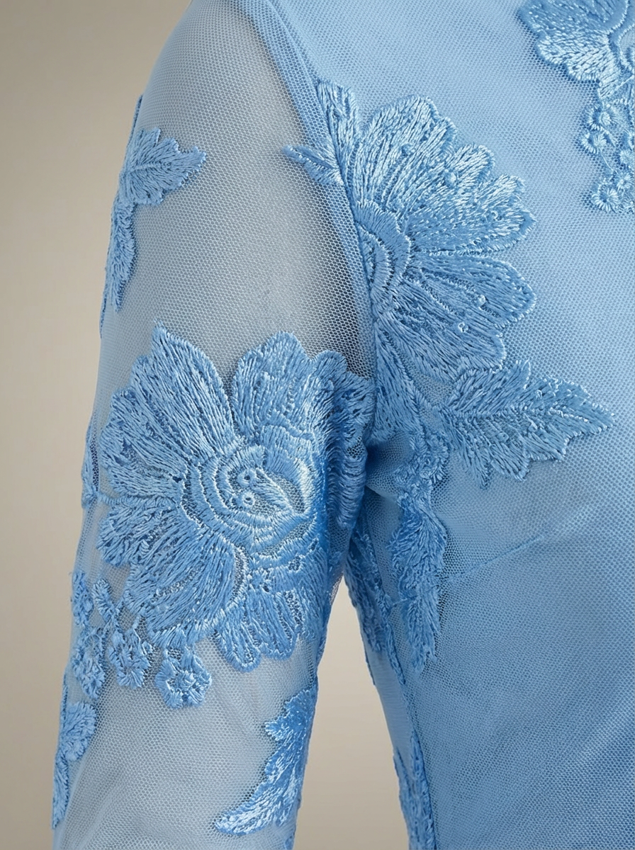 Émilie | Robe Courte Fleurie Manches Évasées Femme
