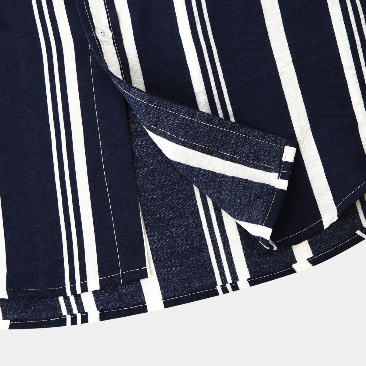 Ronan | Chemise Rayée Manches Courtes