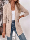 Félicité | Gilet Long Ouvert Col Châle
