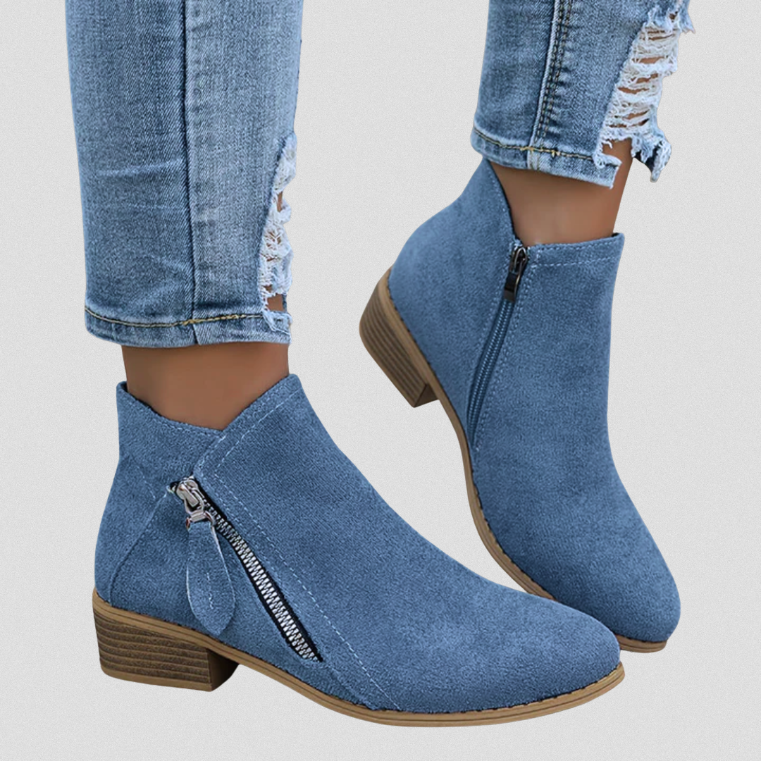Katell | Bottines Zippées Femme
