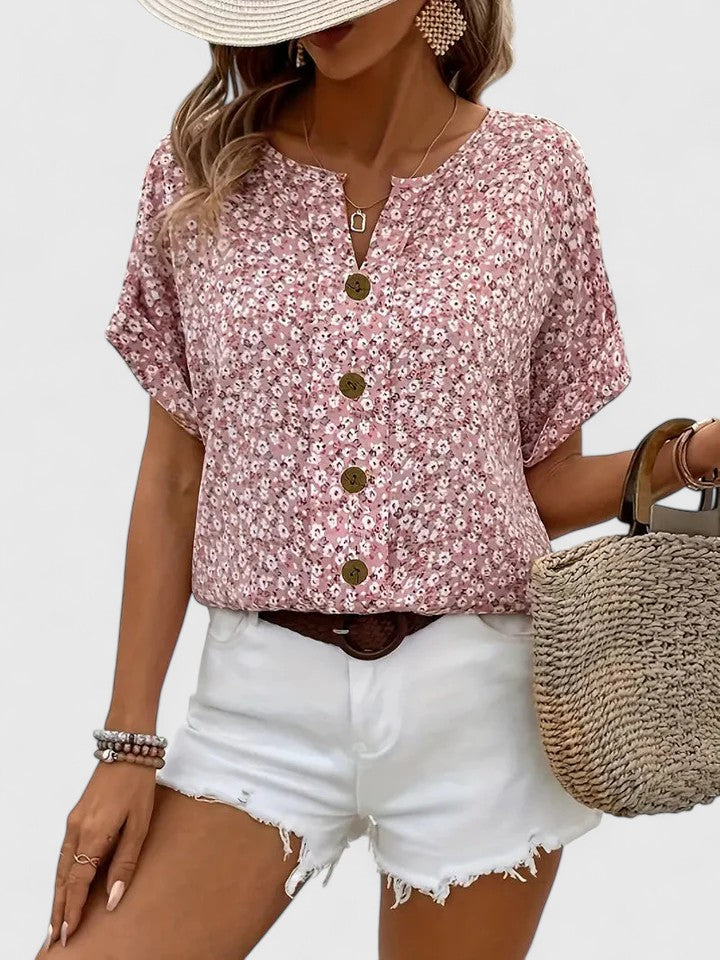 Michelle | Top Fleuri Été Femme