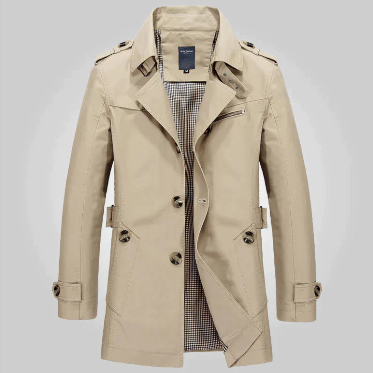 Pépin | Trench Mi-Long Col à Revers