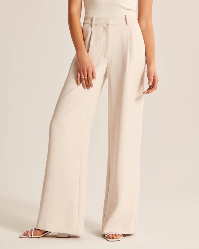 Quitterie | Pantalon Large Tailleur Femme