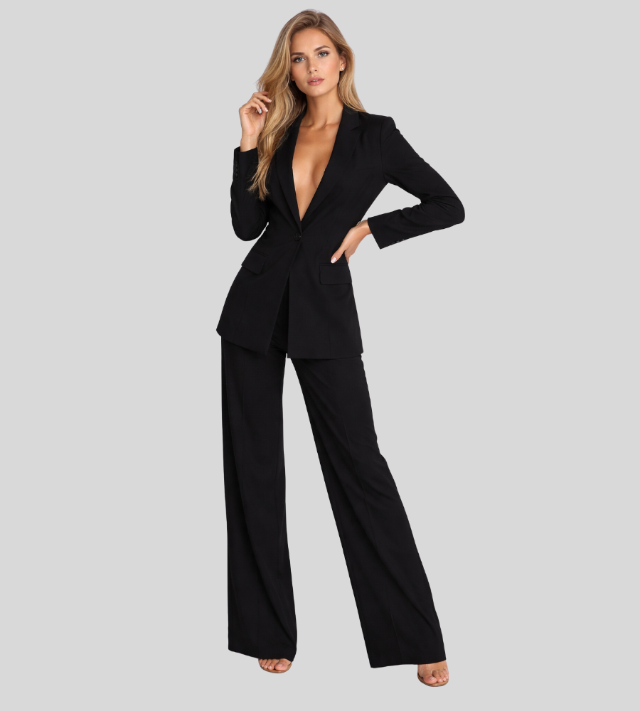 Antoinette | Ensemble Blazer Lin Femme