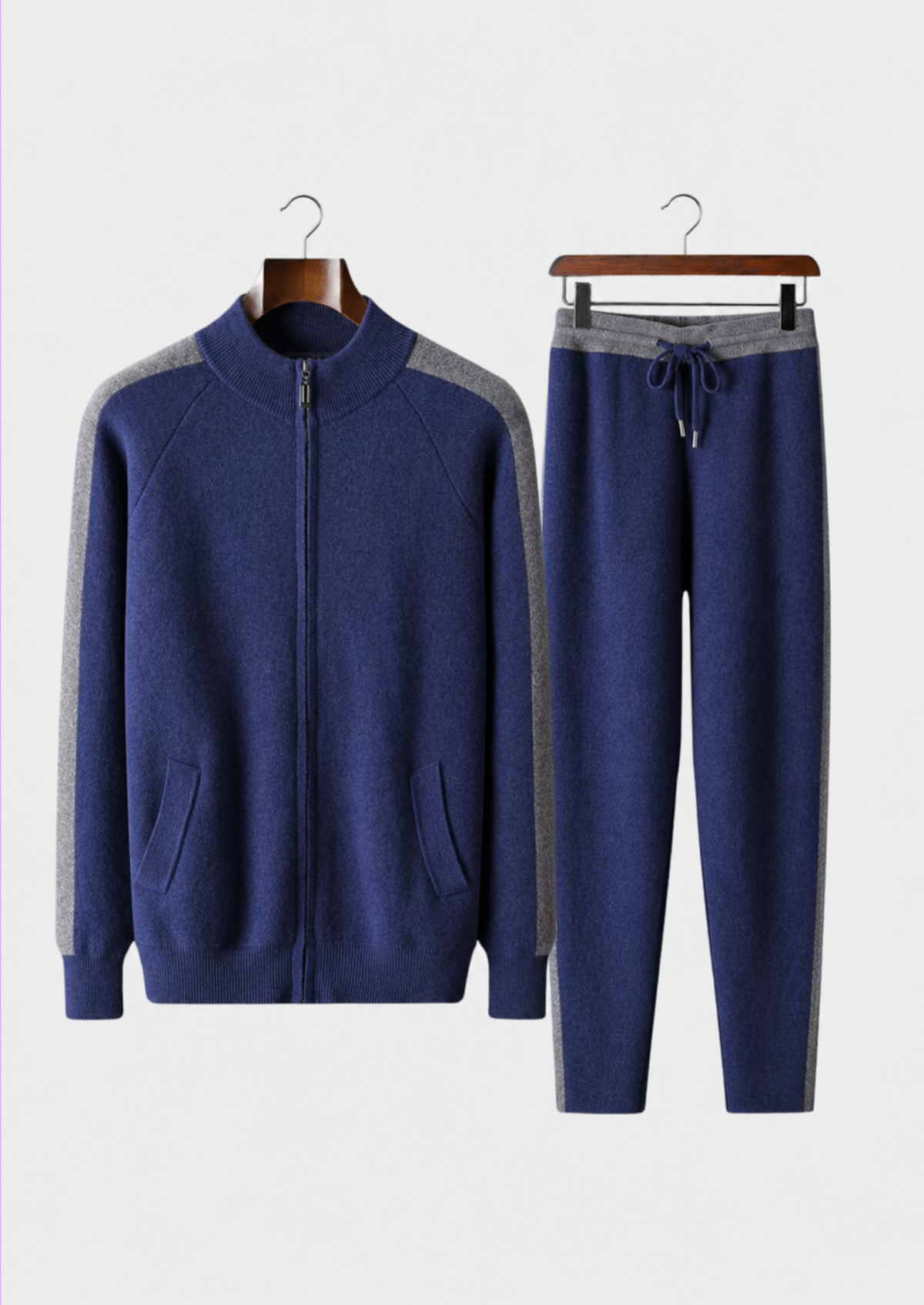 Léo | Ensemble Cachemire Marine