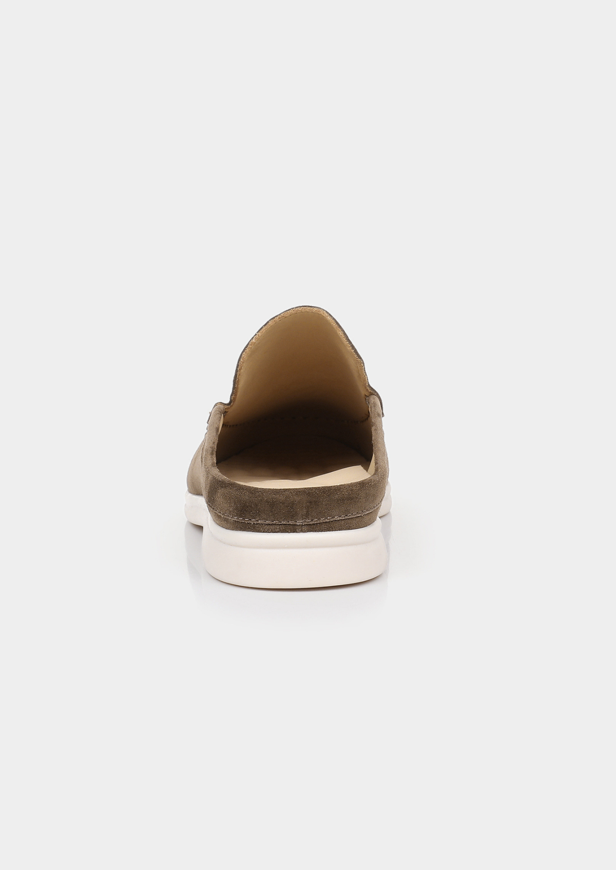 Fabrice | Chaussons en Daim Vert Olive
