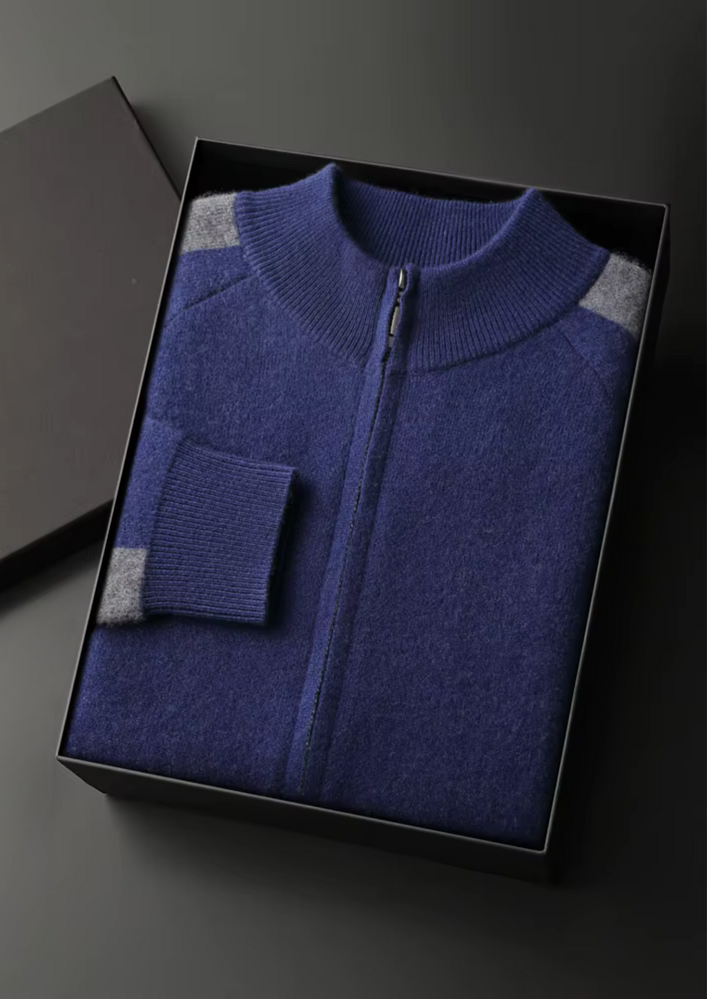Léo | Ensemble Cachemire Marine