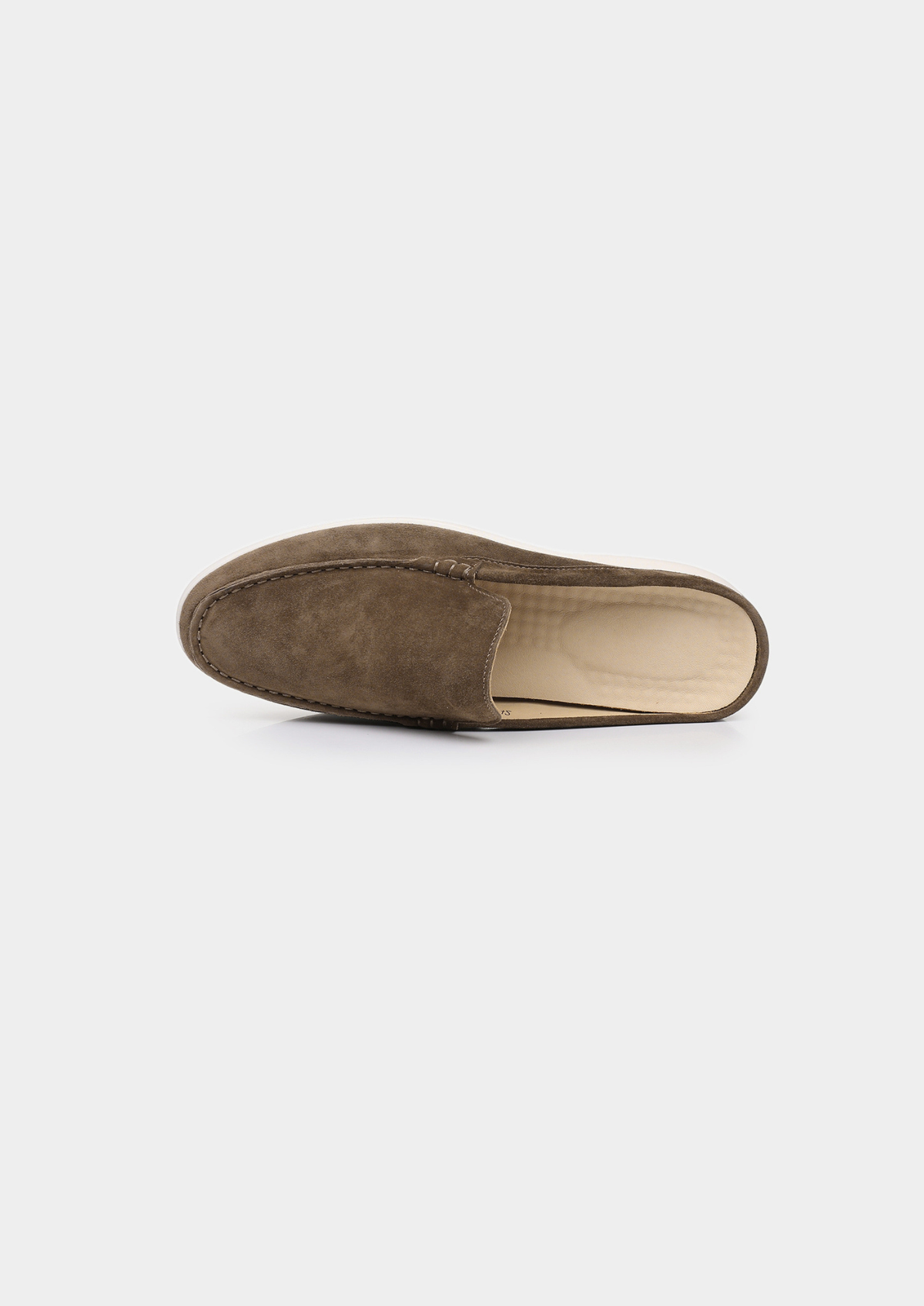 Fabrice | Chaussons en Daim Vert Olive