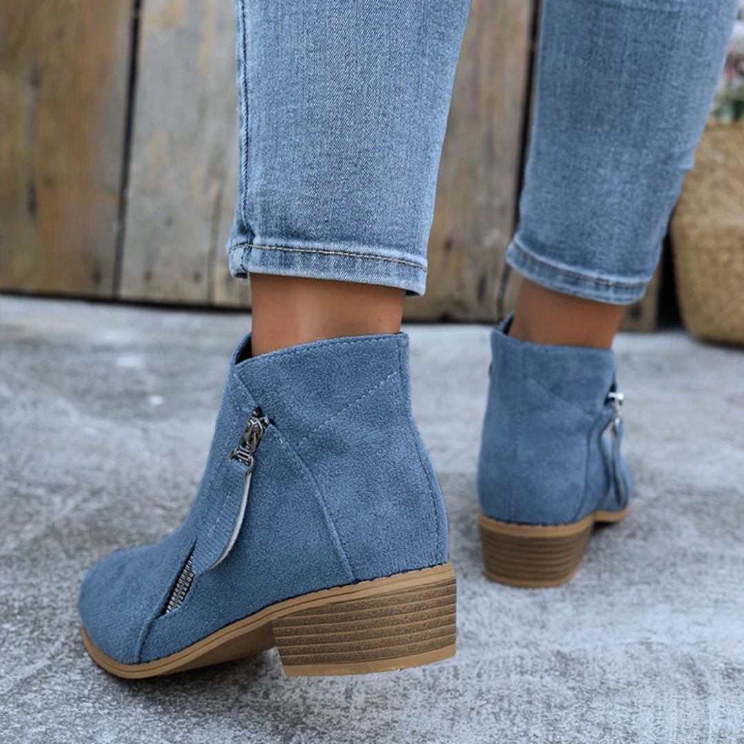 Katell | Bottines Zippées Femme