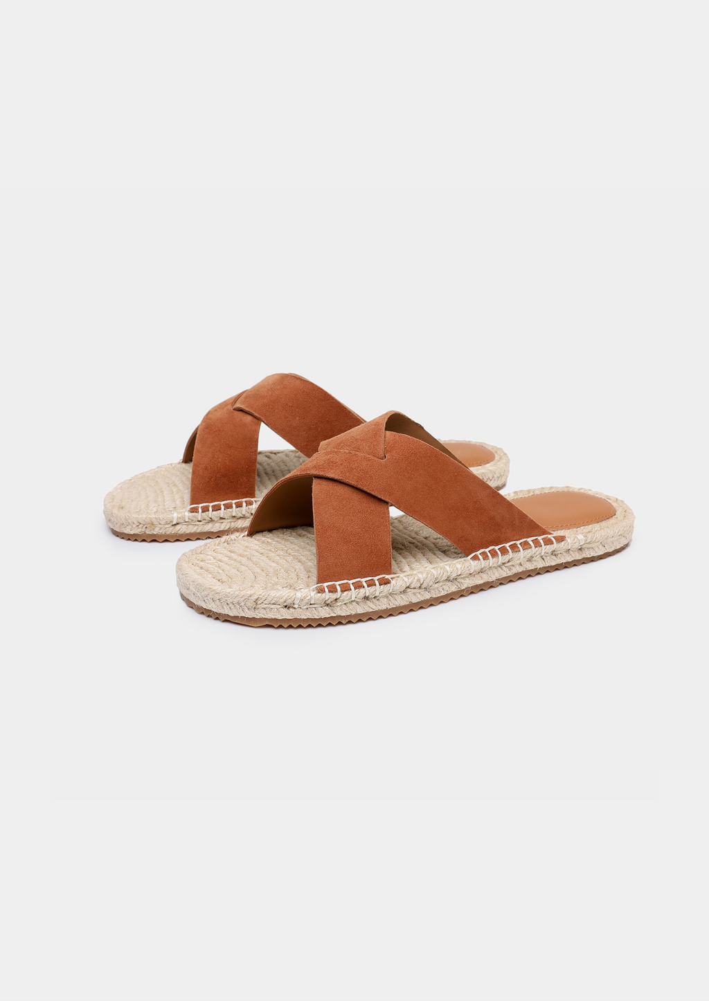 Guillaume | Sandales Resort en Daim Caramel