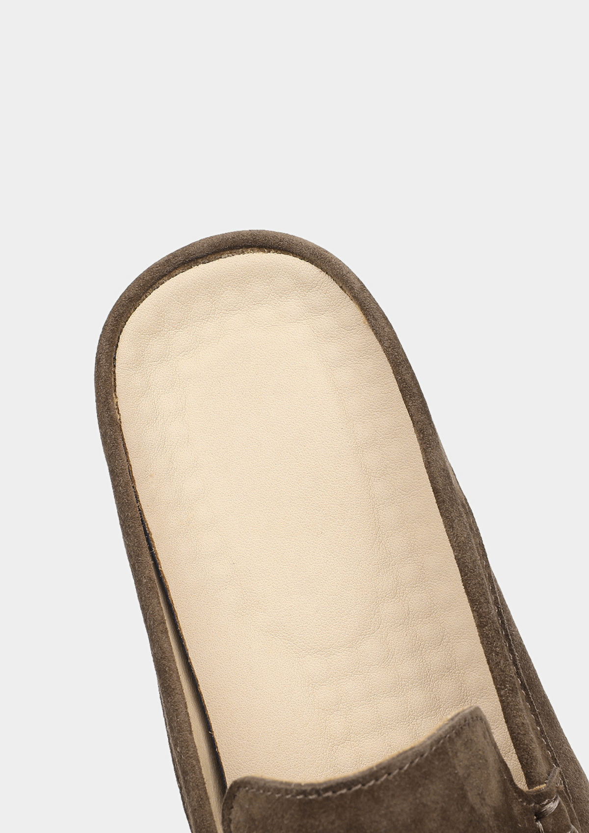 Fabrice | Chaussons en Daim Vert Olive