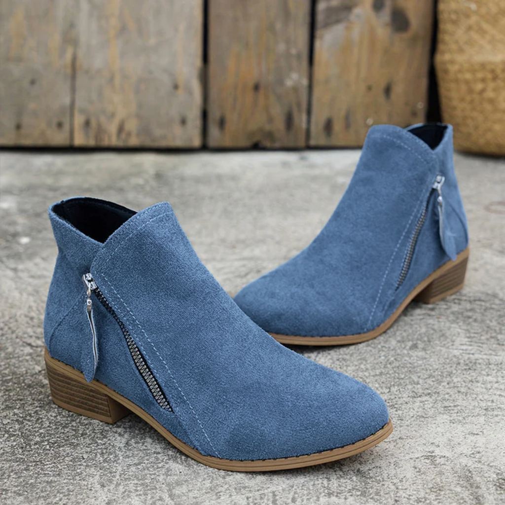 Katell | Bottines Zippées Femme