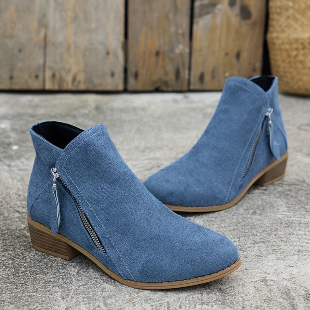 Katell | Bottines Zippées Femme