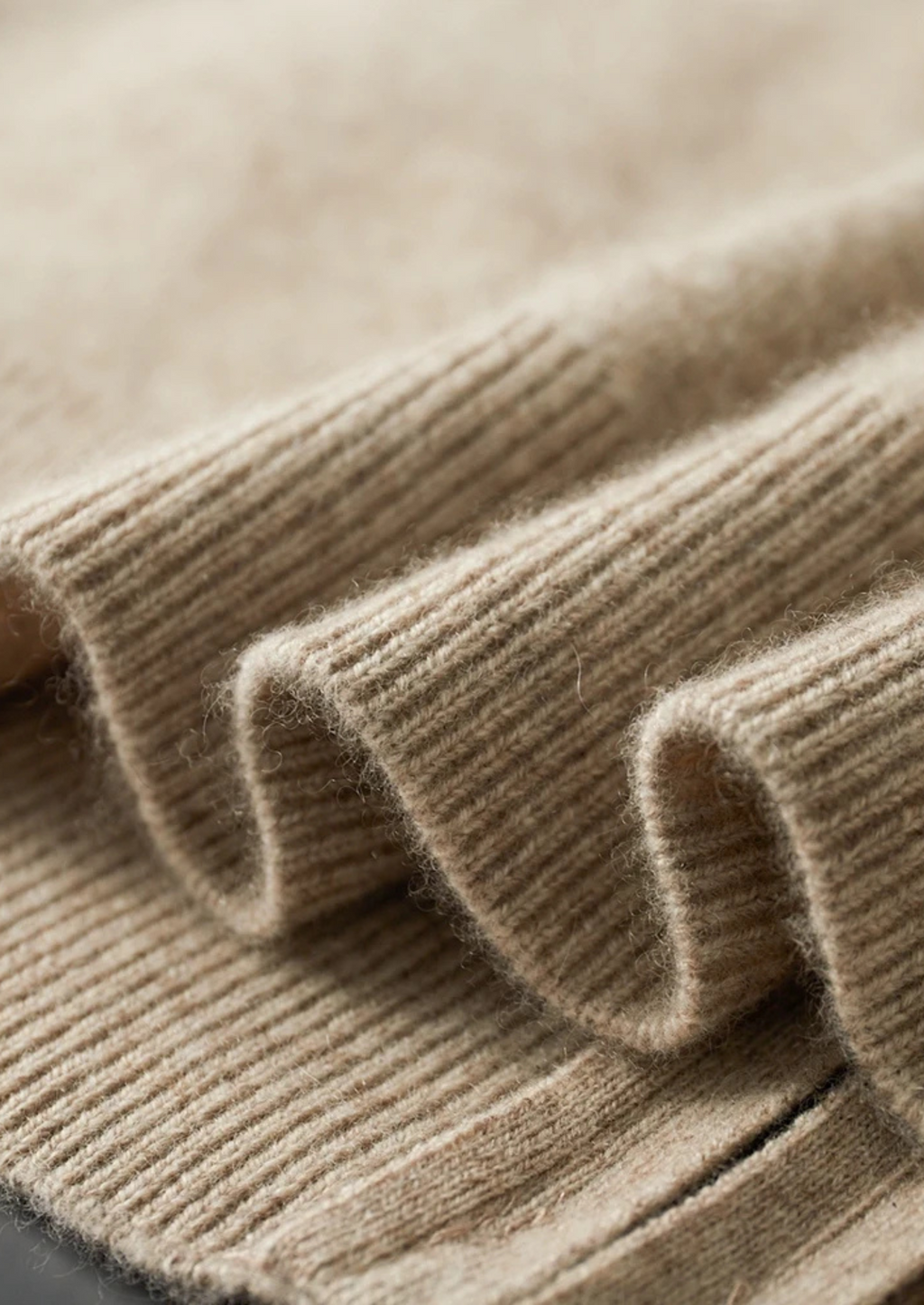 Gabriel | Ensemble Cachemire Zippé Sable