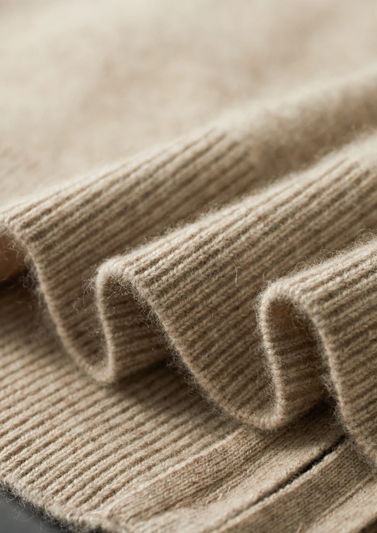 Gabriel | Ensemble Cachemire Zippé Sable