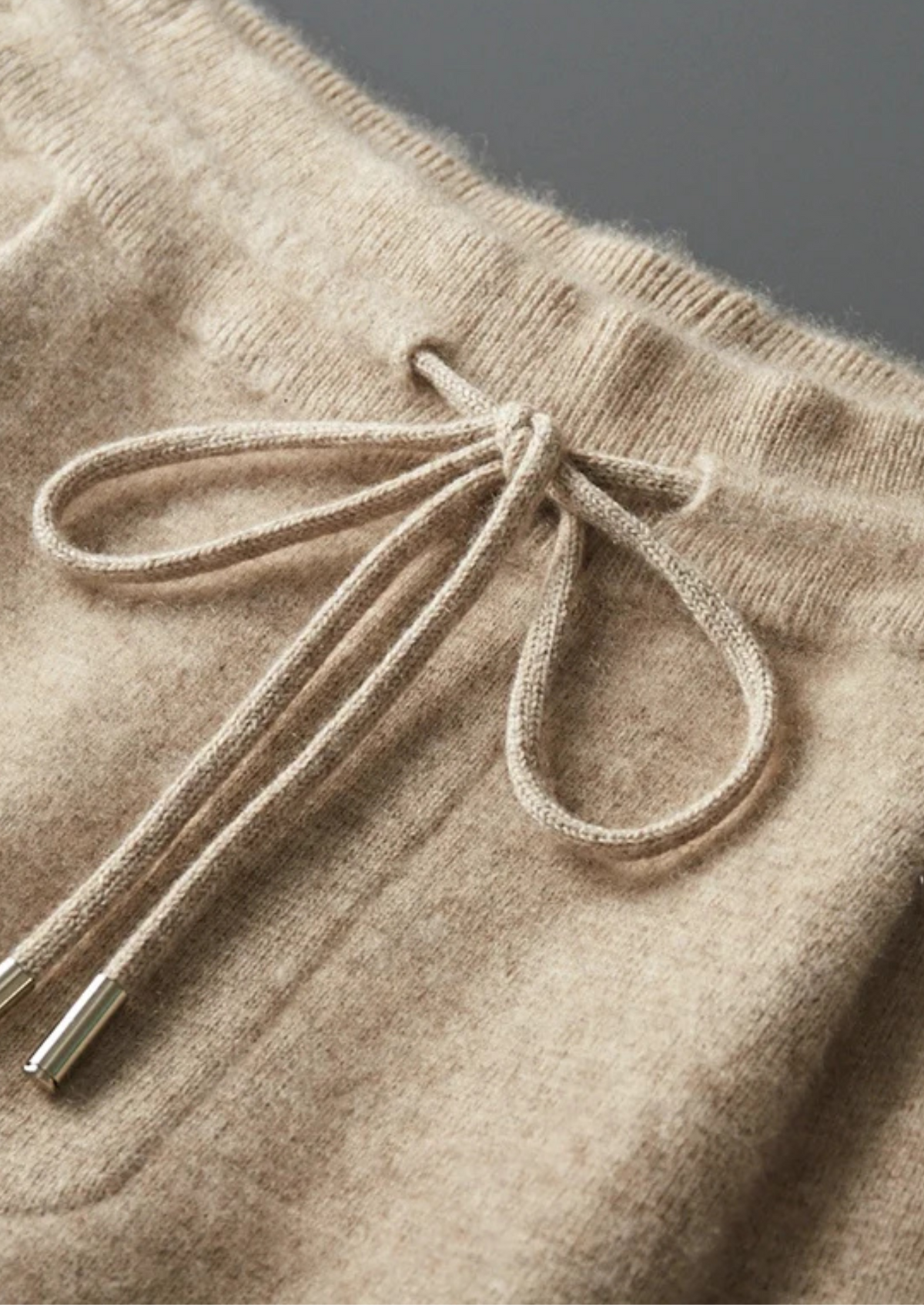 Gabriel | Ensemble Cachemire Zippé Sable