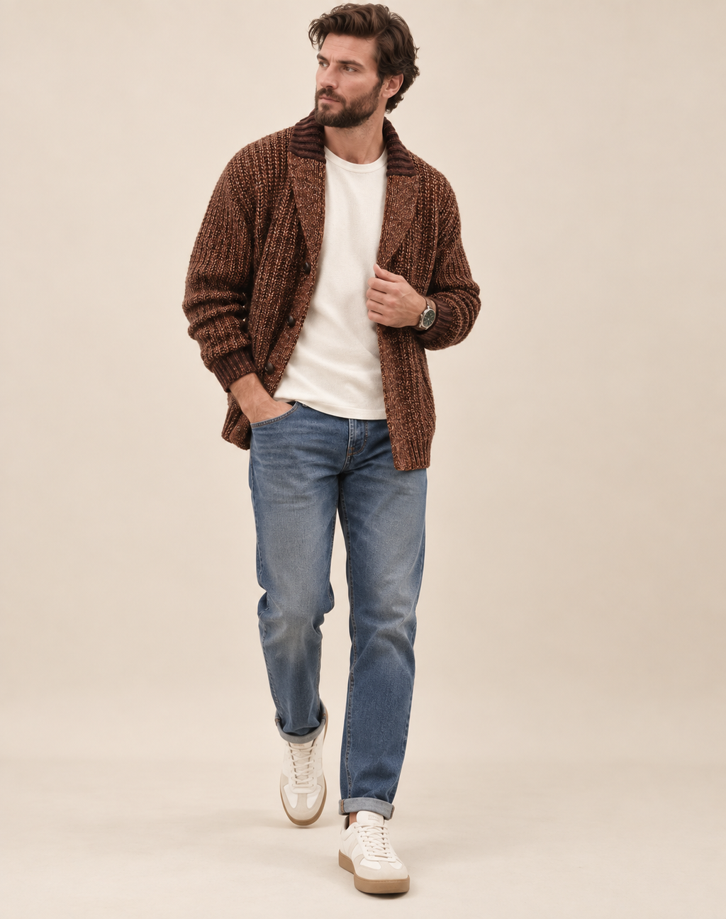 Rufin | Cardigan Maille Col Châle