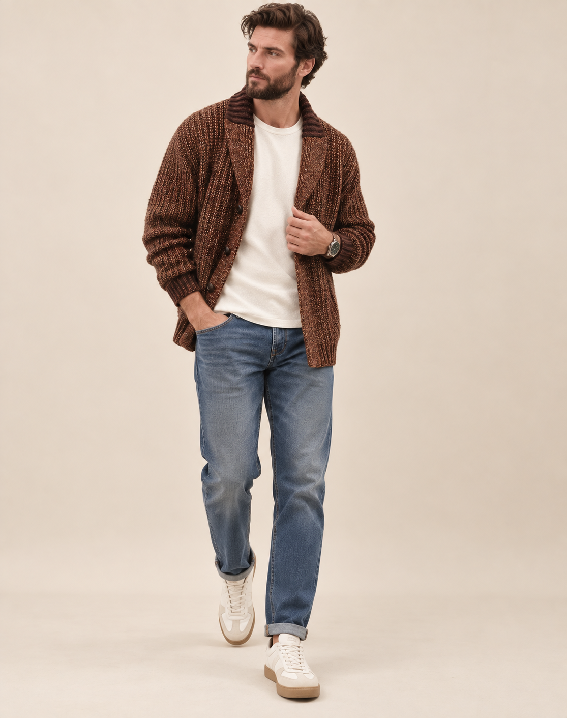 Rufin | Cardigan Maille Col Châle