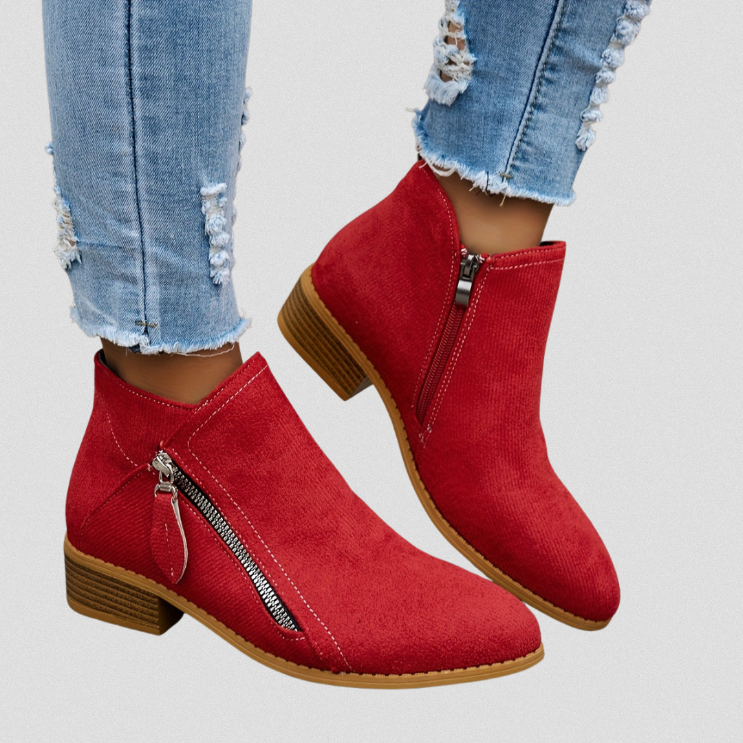 Katell | Bottines Zippées Femme
