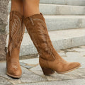 Olivia | Bottes Western Hautes Brodées