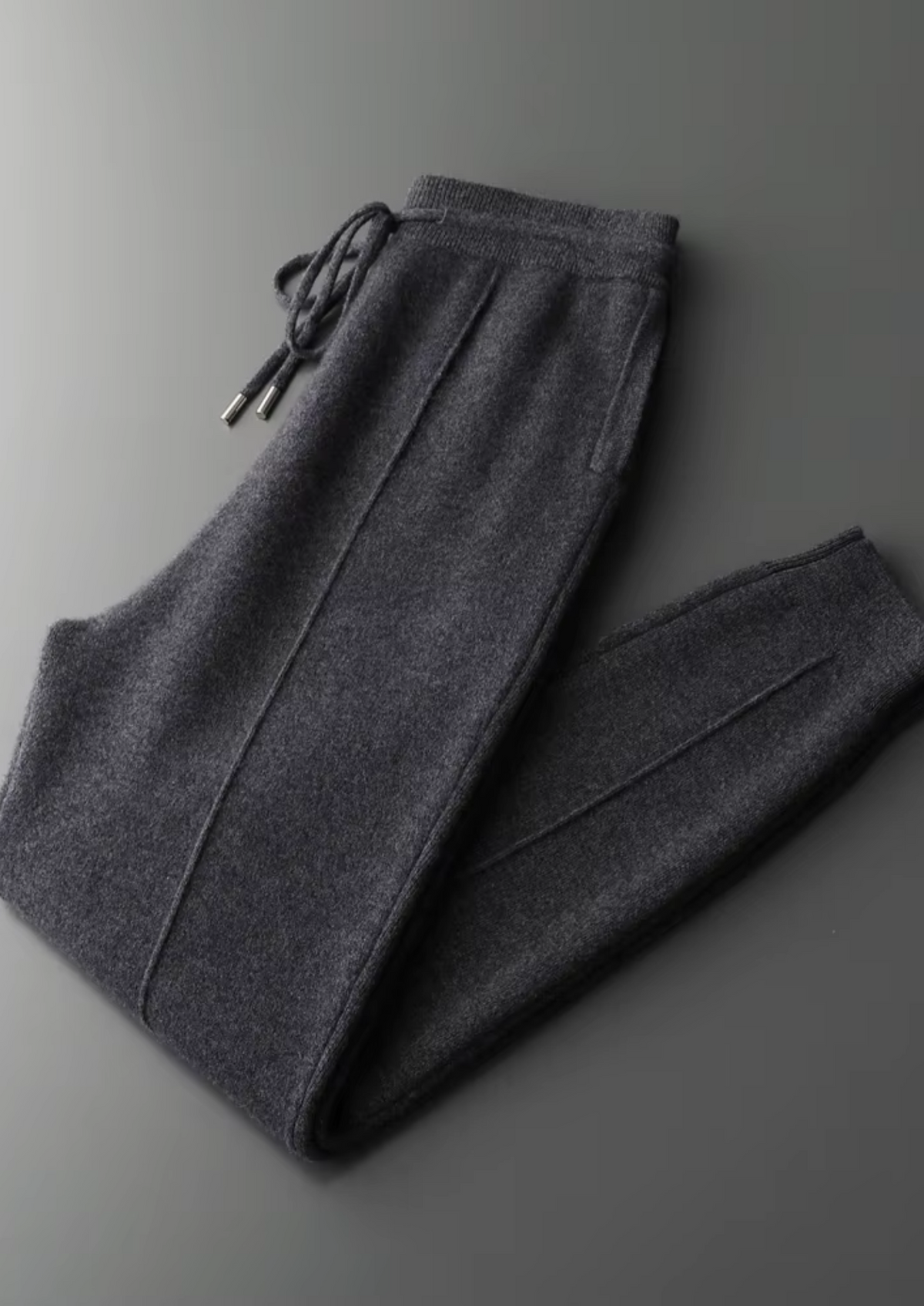 Romain | Ensemble Laine Mérinos Gris Anthracite