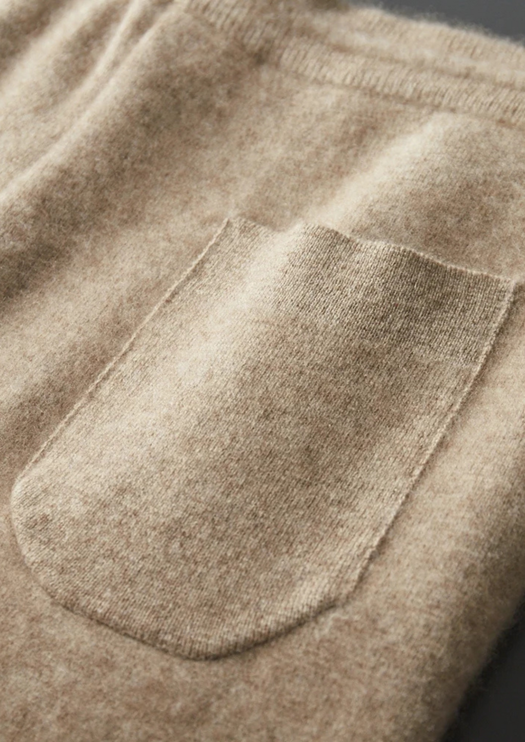 Gabriel | Ensemble Cachemire Zippé Sable