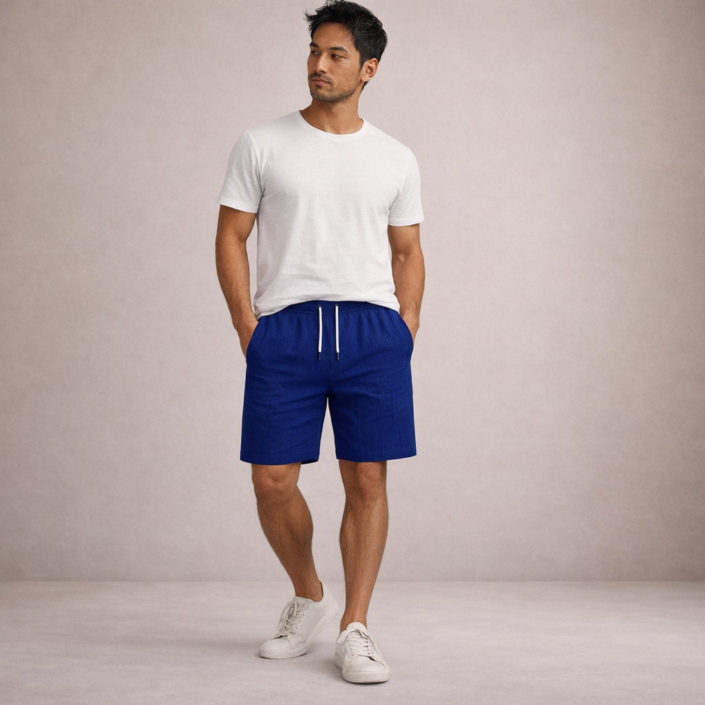 Denis | Short en Lin Respirant