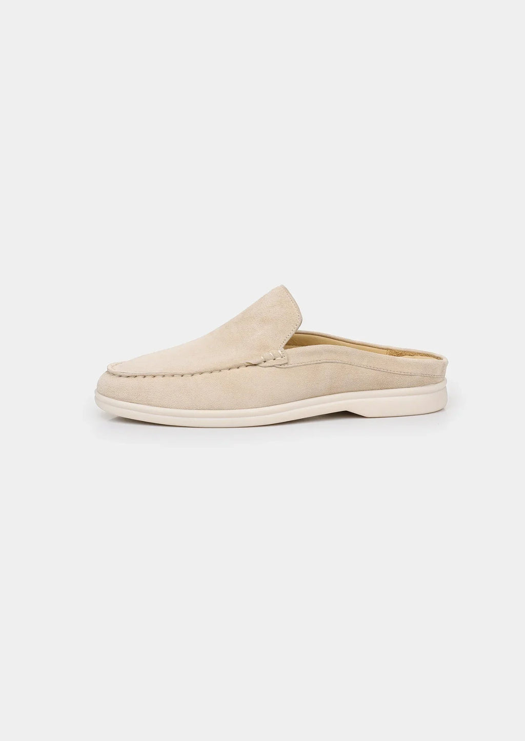 Ulysse | Chaussons Suédine Ivoire