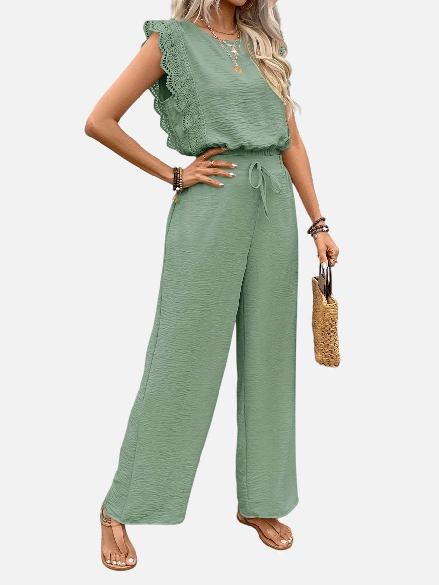 Odette | Ensemble Haut et Pantalon Large Femme