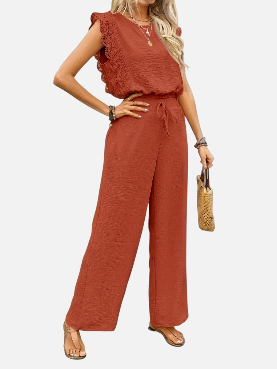 Odette | Ensemble Haut et Pantalon Large Femme