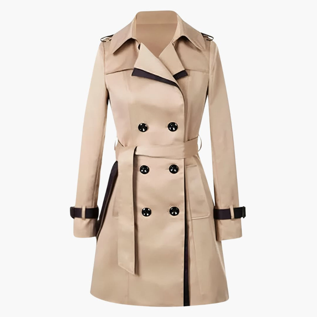 Hélia | Trench Ceinturé Double Boutonnage