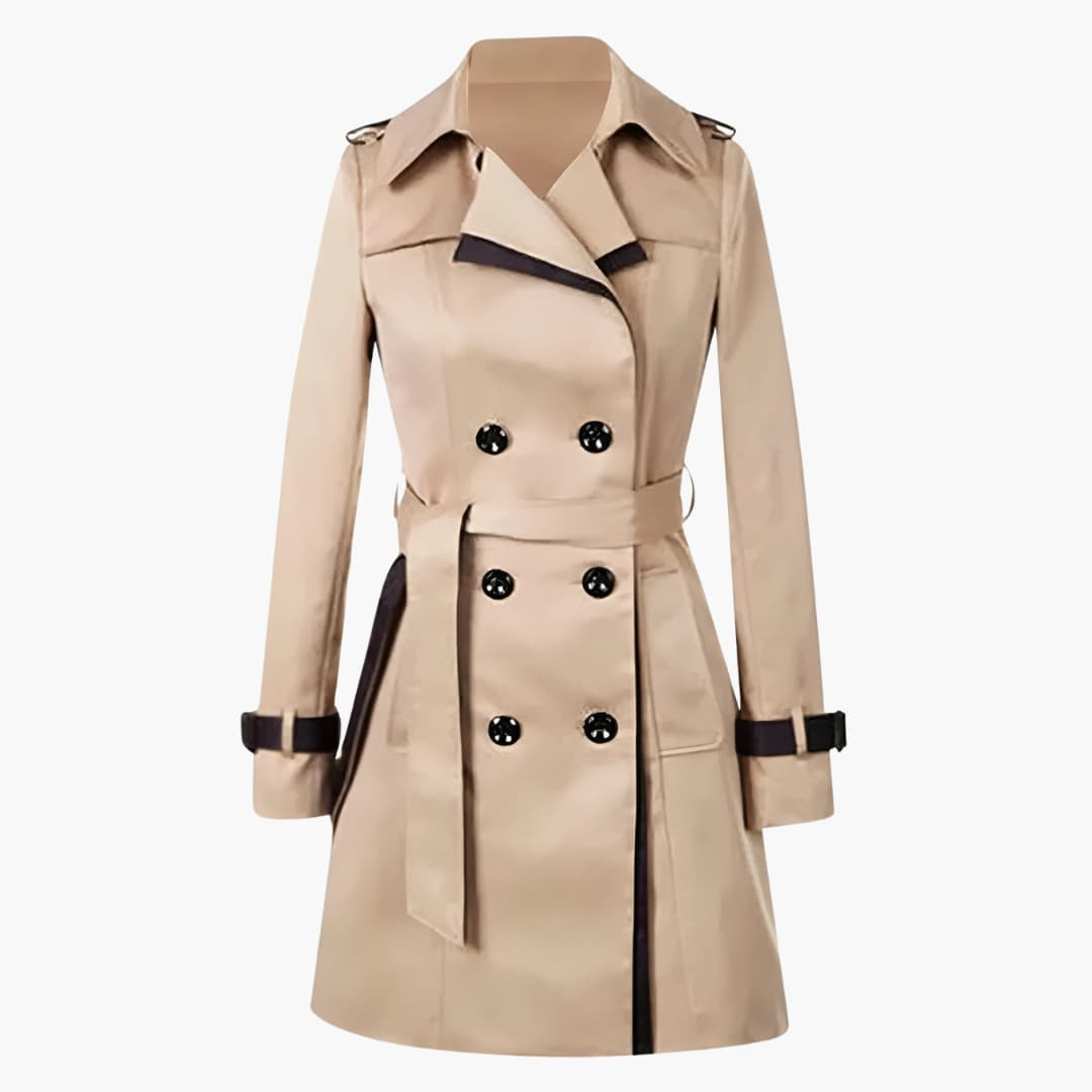 Hélia | Trench Ceinturé Double Boutonnage