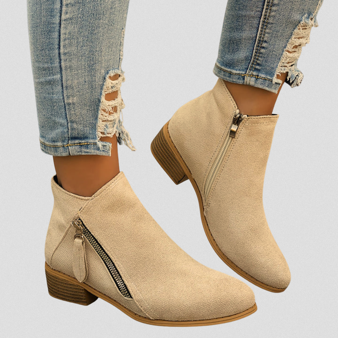 Katell | Bottines Zippées Femme