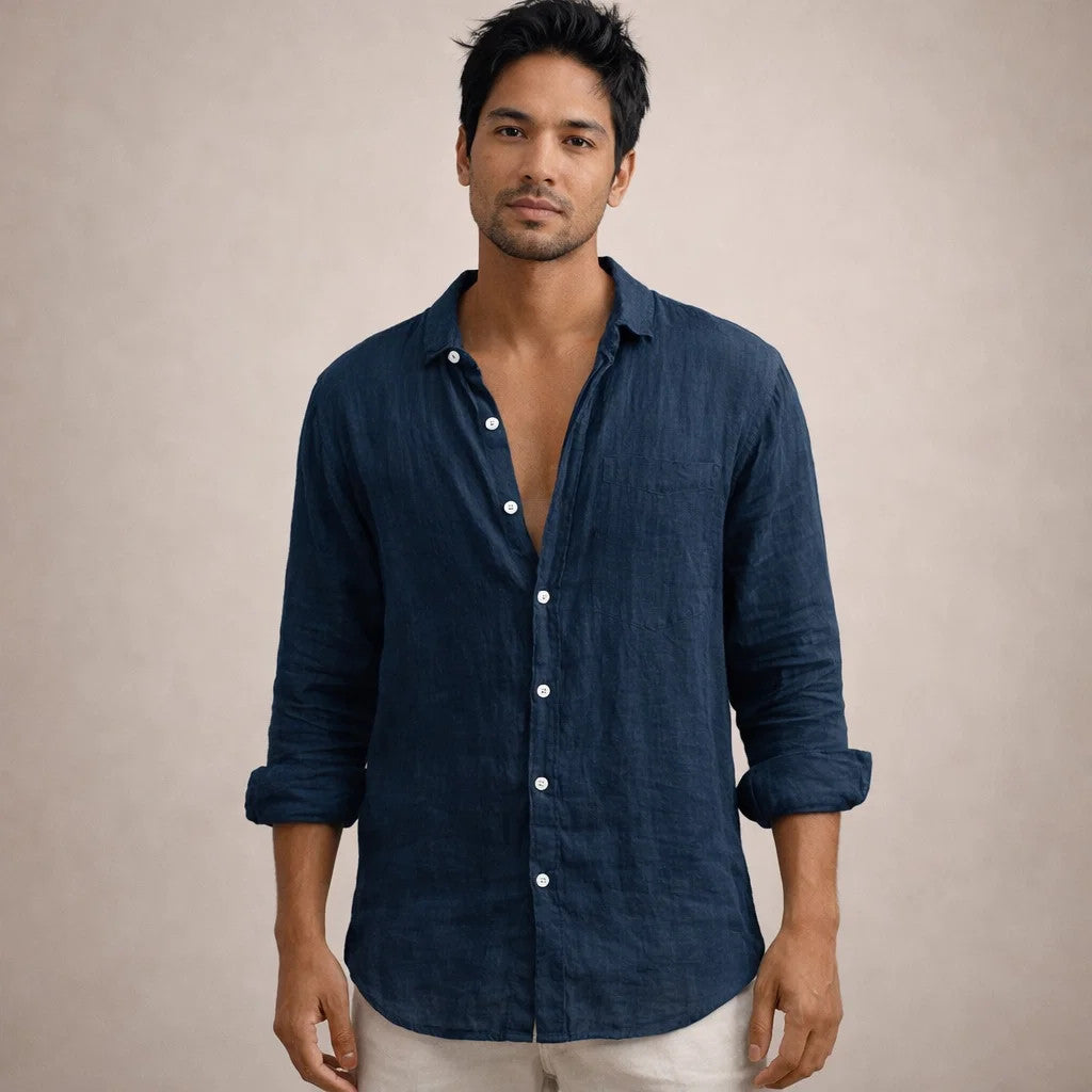Noé | Chemise Lin Manches Longues